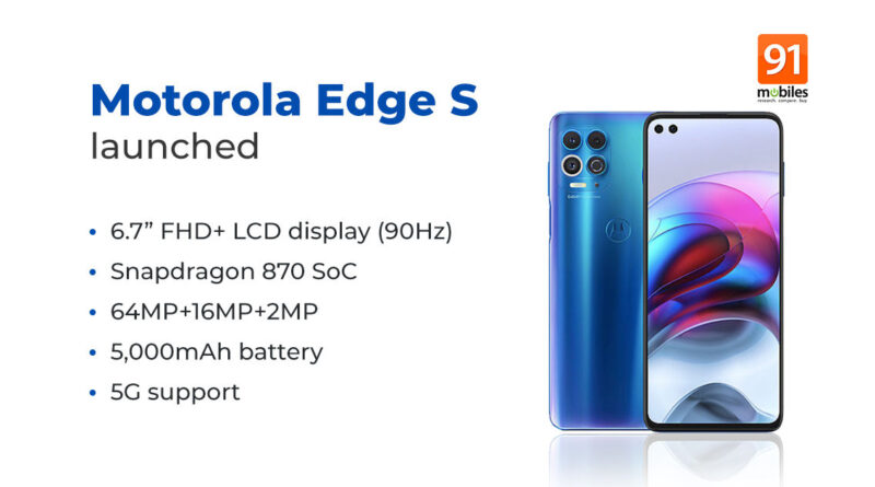 Motorola Edge S Price In Nepal & Full Phone Specifications 1
